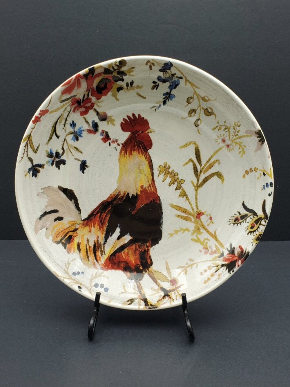 Williams-Sonoma Rooster Francais Soup Pasta Bowl Salad Serving Bowl